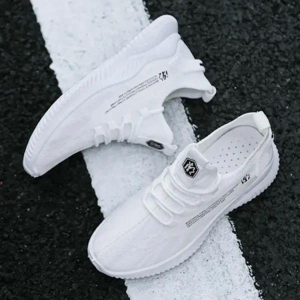 2025 New Men's Breathable Shoes Comfortable and Non-slip Deodorant Trendy Student Shoes - Image 5