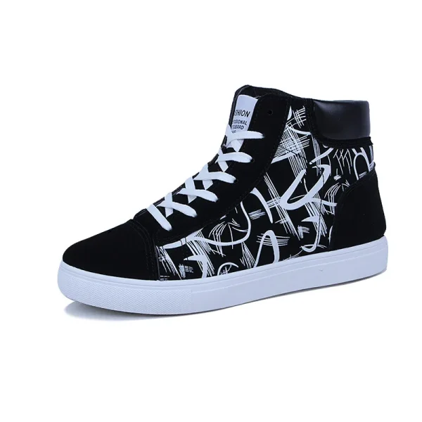 Casual Shoes Breathable High Top Canvas Comfortable Soft Soles Lightweight Students Sneaker - Image 6