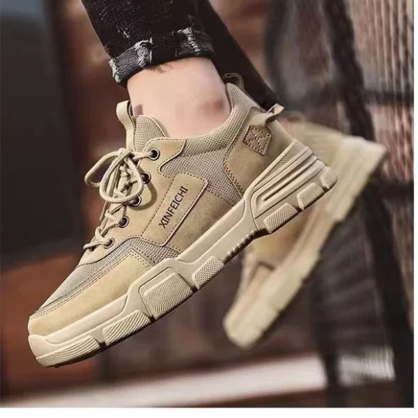 2025 New Arrival Hiking Shoes Mountain Sport Shoes for Comfortable Waterproof Men Casual Shoes - Image 3