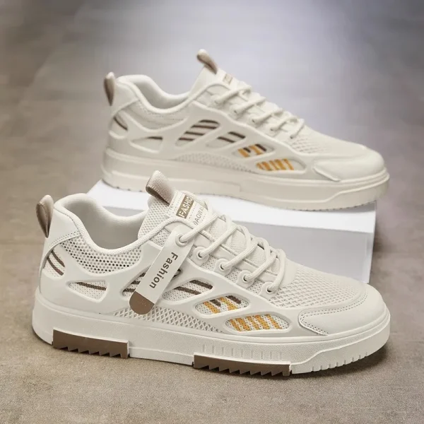 2025 New Men's Casual Breathable Walking Shoes Running Shoes Sports Sneaker Fashionable Board Shoes - Image 6