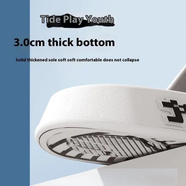 2025 Home Soft Slippers Men Women Unisex Shoes Summer Bathroom Slipper Indoor Sandals Fashion Home Non-slip Slippers - Image 3