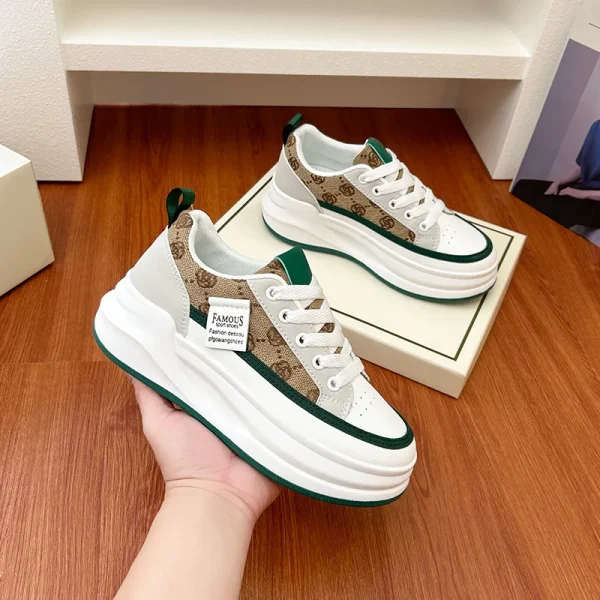 2025 Fashionable High Quality Lacets Sneakers for Girls Sneakers Womens Shoes - Image 2