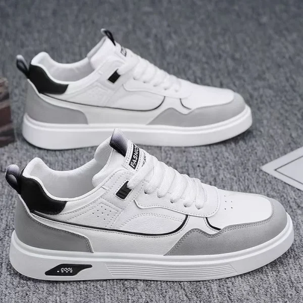 2025 Men's Shoes New Versatile Thick Sole Sports and Casual Shoes Board Shoes