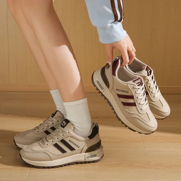 2025 Women's Fashion Casual Sneakers-Good Summer White Platform Running Shoes - Image 4