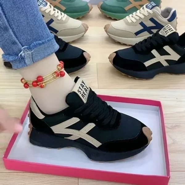 2025 Woman  Sneakers for Basket Femme Breathable Women Casual Shoes Trainers Walking Style Shoes - Image 2