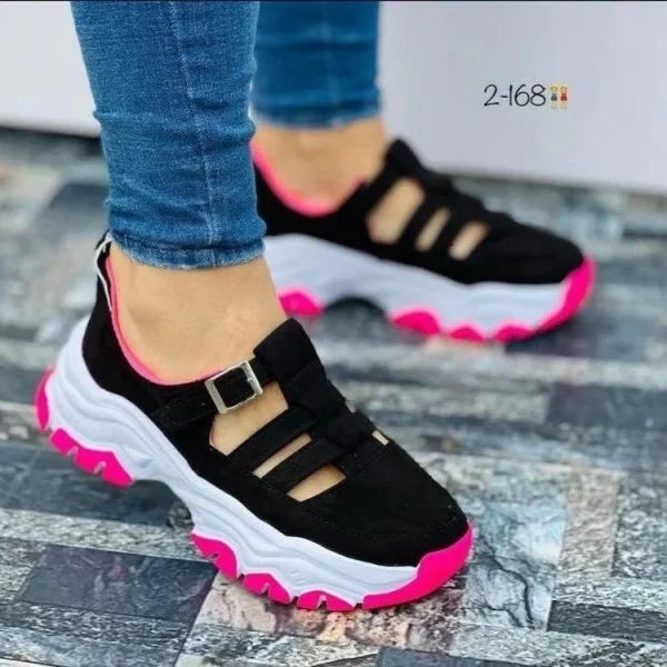 2025 Summer New Flying Woven Hot Drill Breathable Solid Color Rhine-diamond Beach Shoes Light Large Size Women Sandals - Image 6