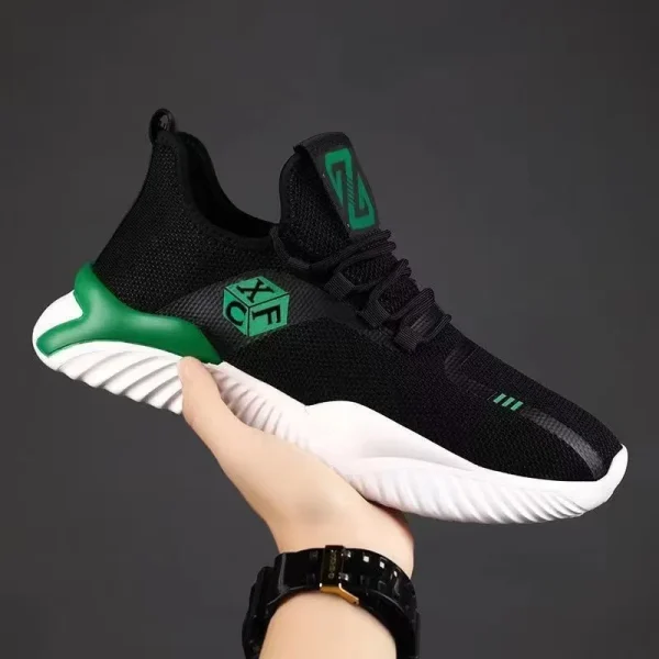 2025 Fashion Running Knitted Casual Walking Sneaker New Arrive Light Sport Casual Shoes - Image 4