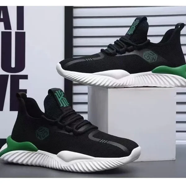 2025 Fashion Running Knitted Casual Walking Sneaker New Arrive Light Sport Casual Shoes - Image 5