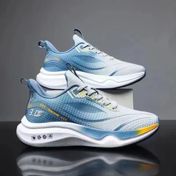 2025 Ultra Light Rebound Jelly Shaped Rubber Bottom  Unisex Anti slip Breathable Men Sneaker Women Running Shoes