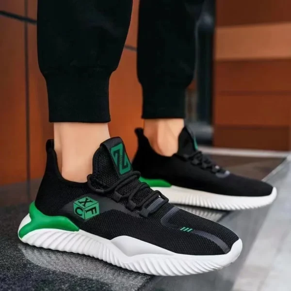 2025 Fashion Running Knitted Casual Walking Sneaker New Arrive Light Sport Casual Shoes - Image 2