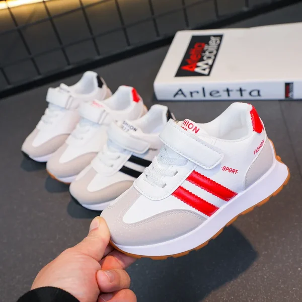 2025 New Fashion Sports Shoes for Girls Children Casual Daddy Shoes Boys All Match Small White Sneaker - Image 2
