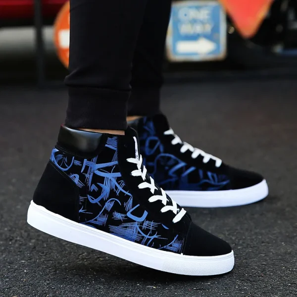 Casual Shoes Breathable High Top Canvas Comfortable Soft Soles Lightweight Students Sneaker