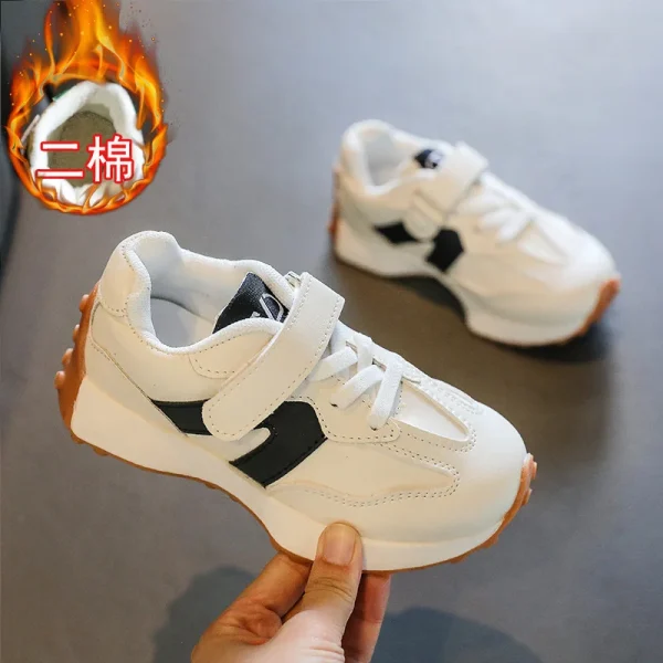 2025 Children's Sports Shoes Autumn New Boys' Anti slip Sports Shoes Girls' Student Time Running Shoes - Image 3