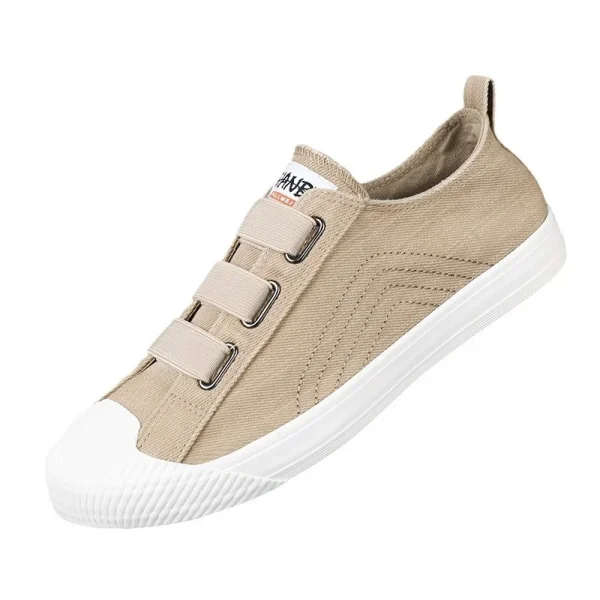 2025 Breathable Flat Trendy Canvas Skateboarding Shoes Leisure Round Toe Men Canvas Sneakers - Image 6