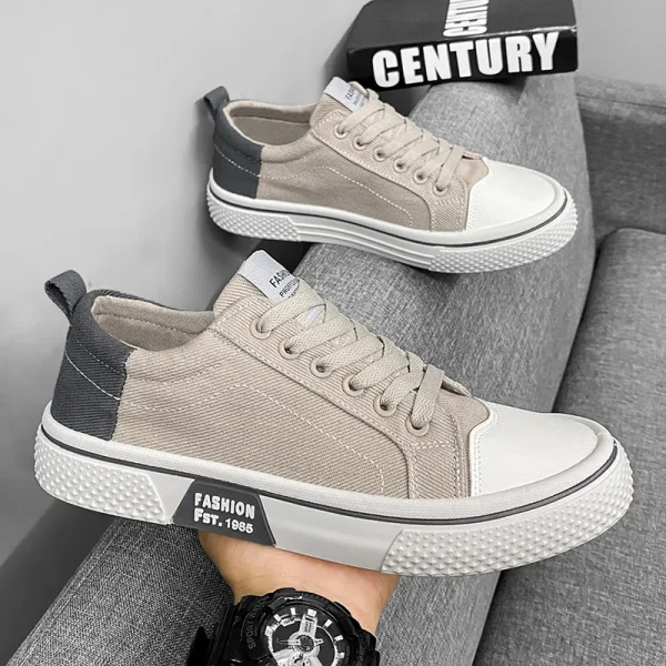 2025 Men's Breathable Fashion Joker Board Shoes Low-Top Flat Sports Casual Walking Style Trendy Sports Trendy Shoes - Image 4