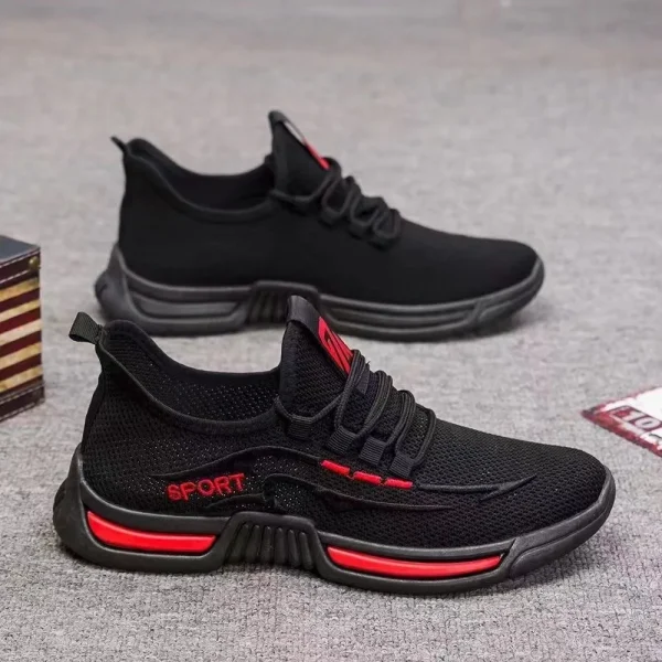 Men's Designer Sneaker Breathable Shock Running Casual Shoes Man Casual Running Shoes - Image 3