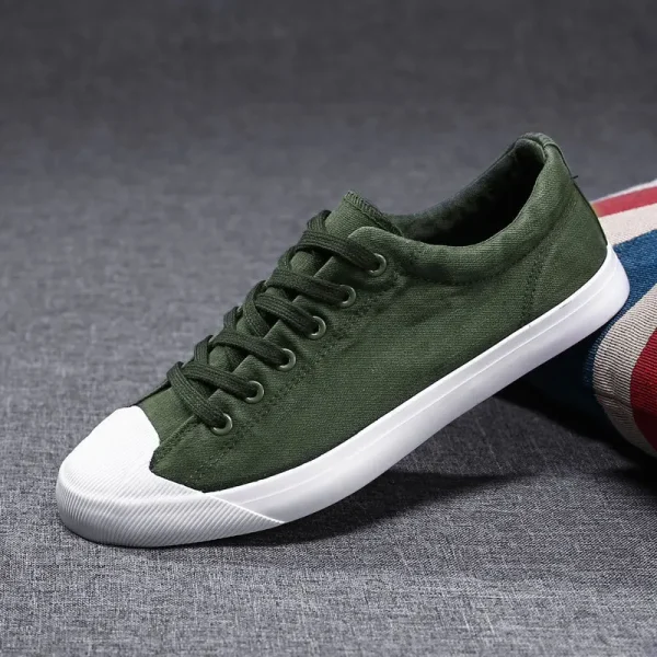 2025 Canvas Shoes Breathable Casual Shoes Simple Skateboard Shoes - Image 6