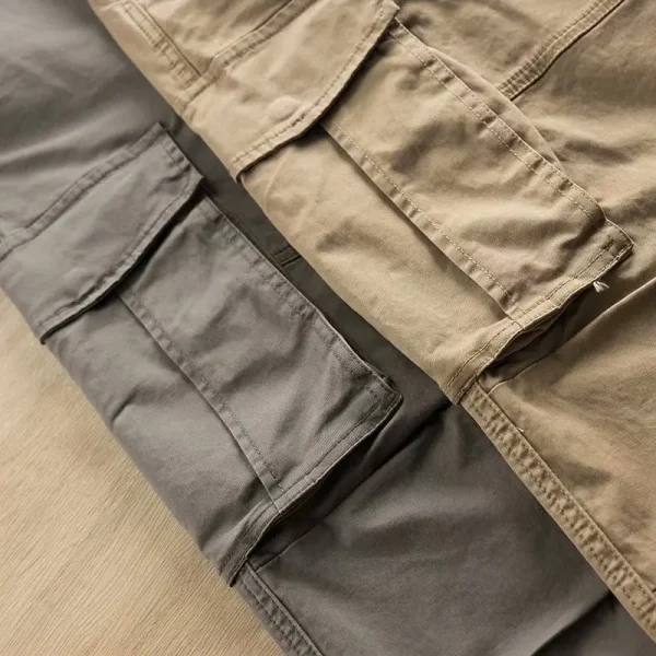 Premium Pockets Men's Cargo Pants Mens Casual Multi Pockets LargeSize Pants Men Outwear Straight Winter Pants Trouser - Image 2