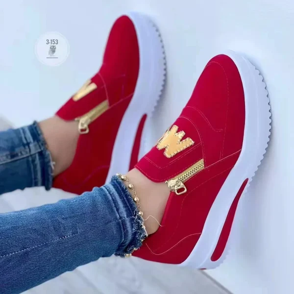 2025 Women's Sports Casual Shoes Large Size Muffin Bottom Casual Sports Shoes - Image 3
