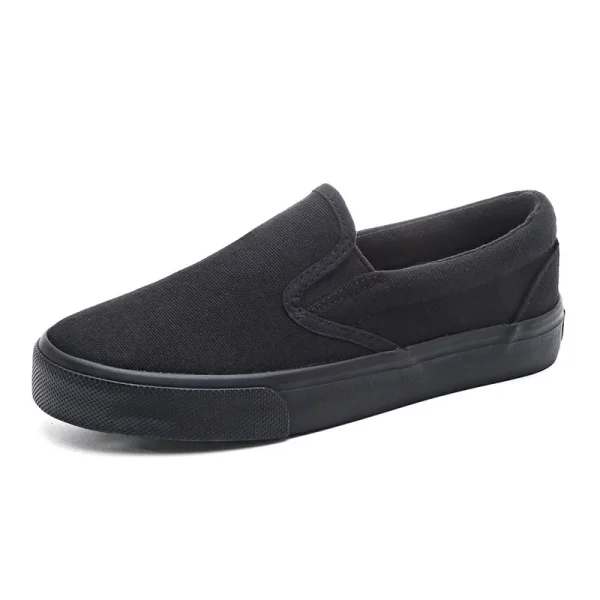 2025 New Canvas Driving Shoes Couple Black White Vulcanized Canvas Shoes Mens Designer Sneakers Fashion