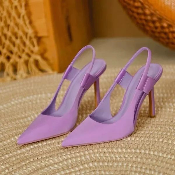 2025 Fashion Slip on High Heel Slingback Thin Women High Heels Ladies High Heel Sandals Women Pumps Sandal Shoes - Image 3