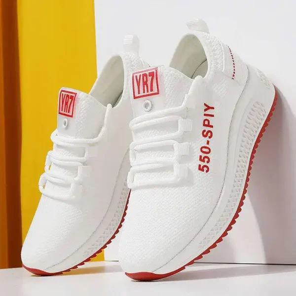 2025 New Arrivals Cheap Fashion Women's Casual Shoes Girl Ladies Flat Shoes Women Sport Shoes White Running Sneakers for Women - Image 4