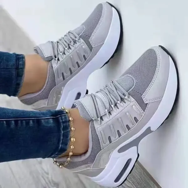 2025 Women's Vulcanized Shoes High-quality Women's Sneakers Comfortable Breathable Wedge Heels Women's Walking Sneakers