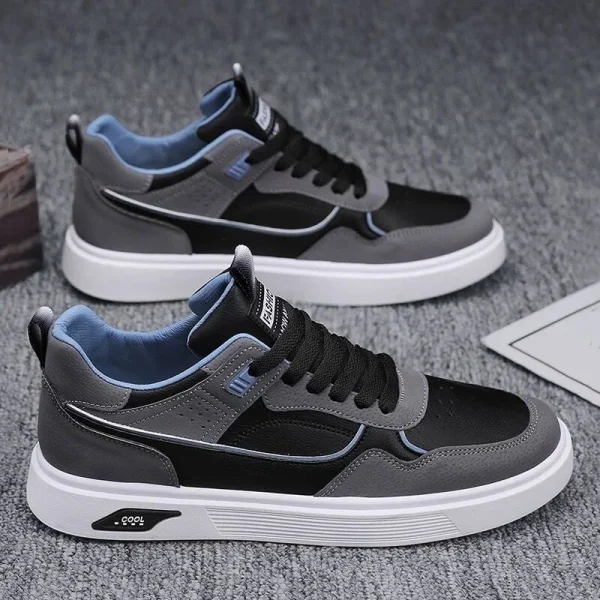 2025 Men's Shoes New Versatile Thick Sole Sports and Casual Shoes Board Shoes - Image 5
