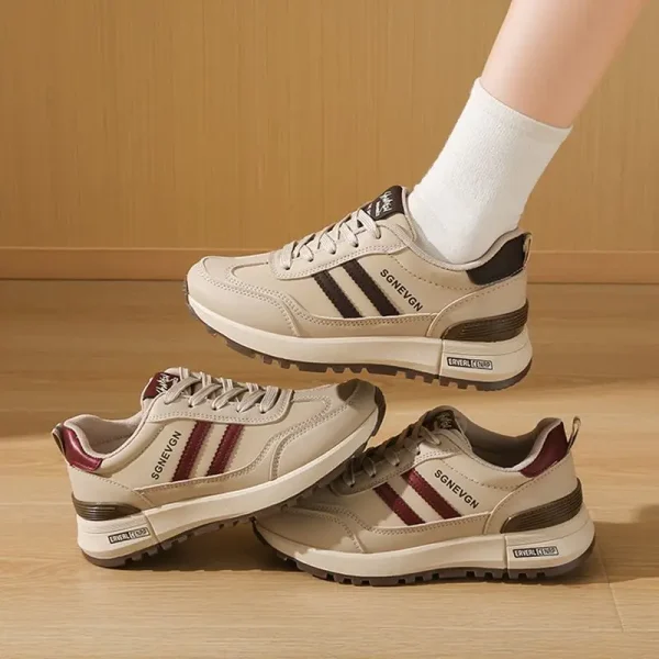 2025 Women's Fashion Casual Sneakers-Good Summer White Platform Running Shoes - Image 3
