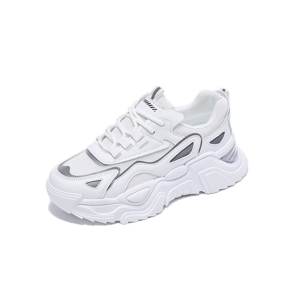 Fashion Female Ins Thick Sole Bottom Versatile Sports Breathable Casual Chunky Shoes Youth Ladies Sneakers Women Daddy Shoes - Image 6