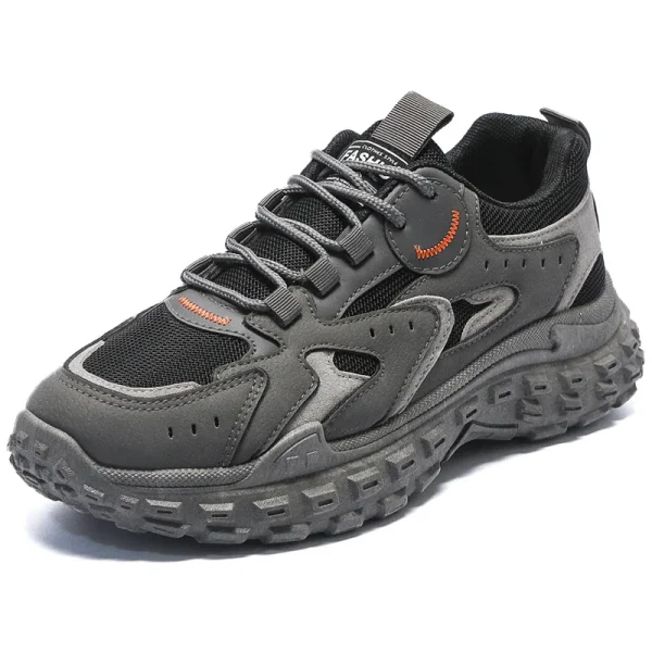 2025 New Casual Shoes Men Breathable Mesh Shoes Non-slip Wear-resistant Sport Shoes Daddy Sneakers Man