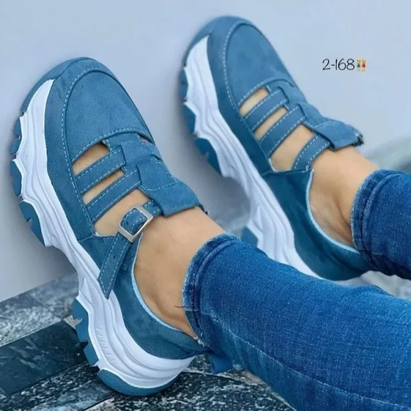 2025 Summer New Flying Woven Hot Drill Breathable Solid Color Rhine-diamond Beach Shoes Light Large Size Women Sandals