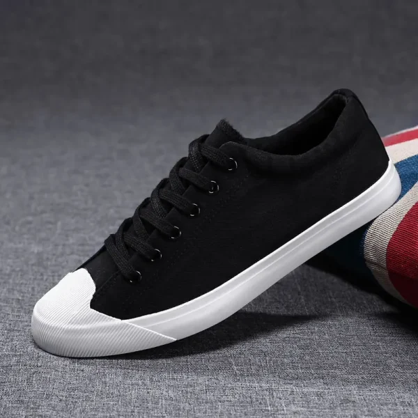 2025 Canvas Shoes Breathable Casual Shoes Simple Skateboard Shoes - Image 4
