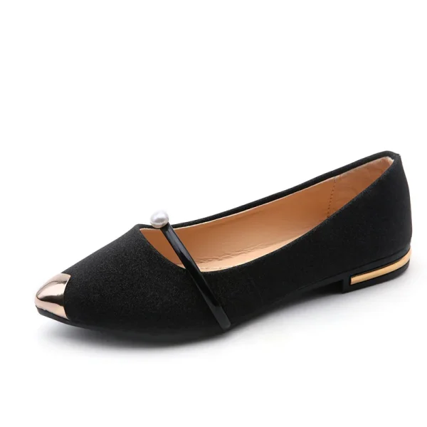 2025 Bling Frosted Upper Women Shoes Flat Female Outdoor Daily Wear  Office Shoe Non-slip Lightweight Ladies Closed Shoes - Image 6
