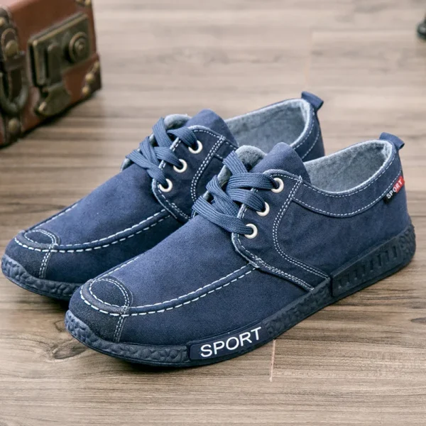 2025 New Canvas Shoes Men's Shoes Breathable Men's Casual Sneakers Work Men's Shoes