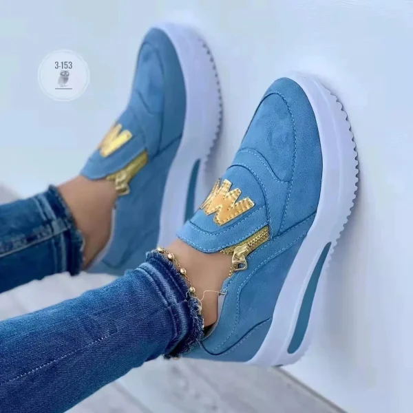 2025 Women's Sports Casual Shoes Large Size Muffin Bottom Casual Sports Shoes - Image 2