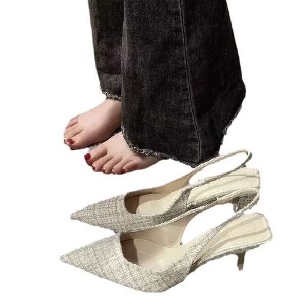 2025 Women's High Heel Sandals Women Sandals High Heel Toe Wrapped Sandals - Image 6
