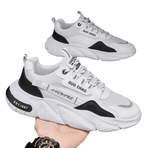 2025 New Fashion  Mesh Breathable Casual Sneakers Running Shoes for Men - Image 5