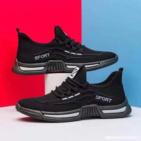 Men's Designer Sneaker Breathable Shock Running Casual Shoes Man Casual Running Shoes - Image 4