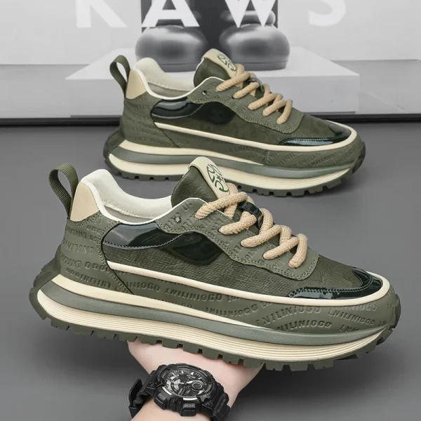 2025 Men's Casual Sneakers for Summer Hot Fashion Breathable Soft Walking Running Shoes - Image 3
