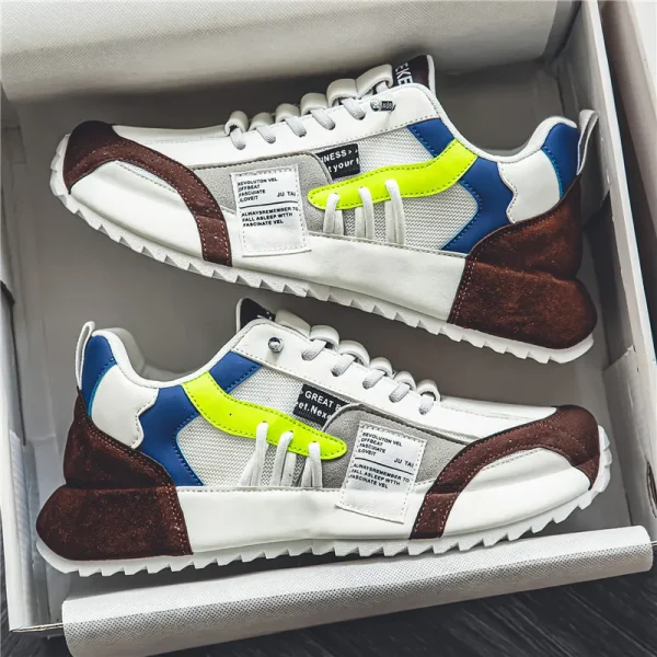 2025 New Design Trendy Man Running Sneakers Daily Outdoor Sneakers Walking Styles Shoes for Man Chaussures De Sport - Image 2