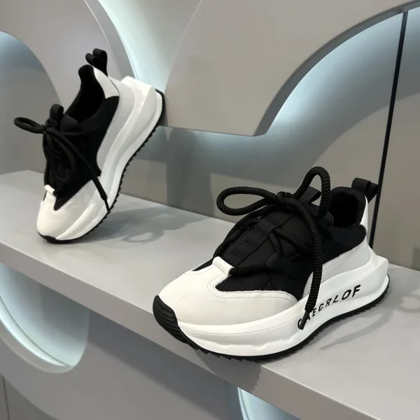2025 Fashion Sneakers for Men Retro Shoes Sports Walking Style Shoes Chunky Height Increasing Shoes
