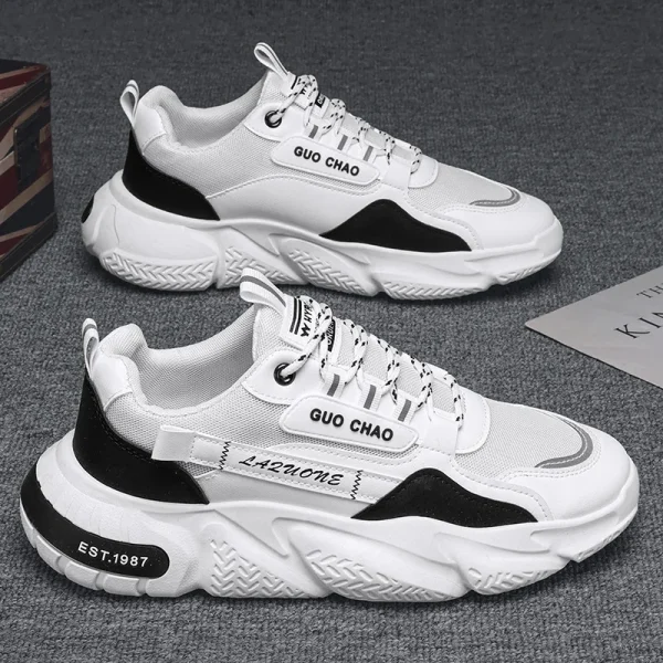 2025 New Fashion  Mesh Breathable Casual Sneakers Running Shoes for Men - Image 6