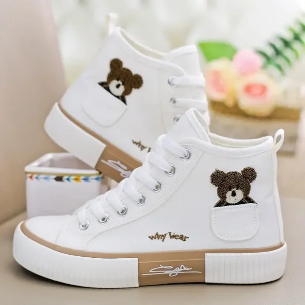 Price Brand Classic Canvas Shoes Vulcanized Sneakers Summer Canvas Shoes for Women and Girl - Image 2