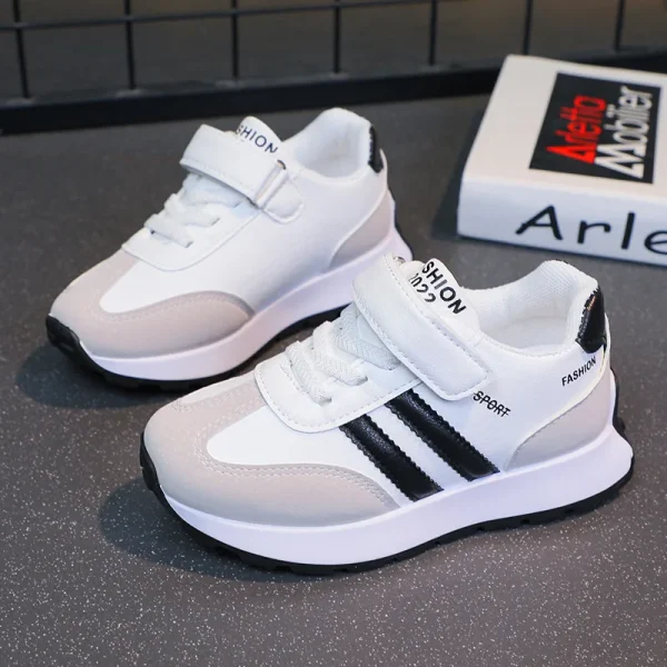 2025 New Fashion Sports Shoes for Girls Children Casual Daddy Shoes Boys All Match Small White Sneaker - Image 3
