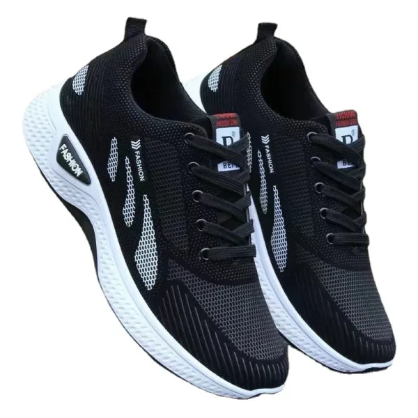 2025 Men's Shoes Sports and Leisure Board Shoes, Mesh Breathable and Lightweight Men's Shoes, Running Shoes - Image 5