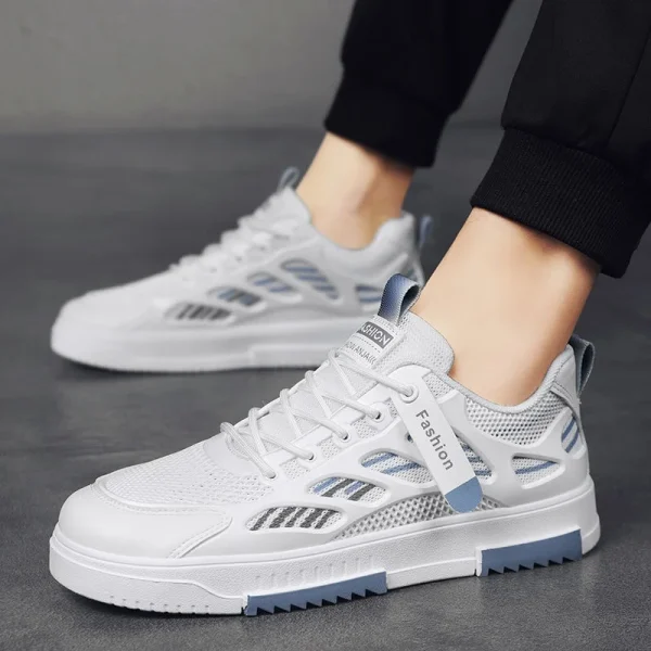 2025 New Men's Casual Breathable Walking Shoes Running Shoes Sports Sneaker Fashionable Board Shoes - Image 4