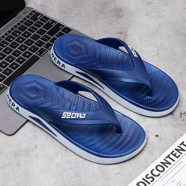 2025 Fashion Beach Soft Anti Slippery Wear Resistant Light Weight Comforterble Summer Slipper Men Flip Flops - Image 3