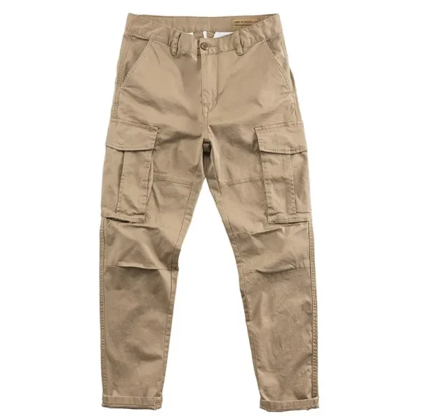 Premium Pockets Men's Cargo Pants Mens Casual Multi Pockets LargeSize Pants Men Outwear Straight Winter Pants Trouser - Image 3