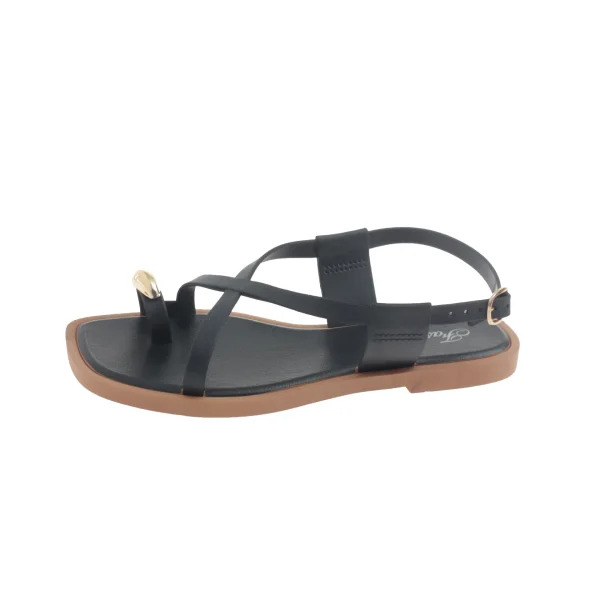 2025 Women's Summer New Square Toe Flats Sandals Casual Beach Shoes - Image 5